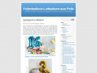 folienballons.biz Webseite Vorschau