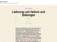 heliumversand.de Webseite Vorschau