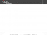 signum.ch Webseite Vorschau