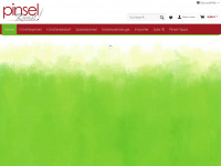 pinsel-kunst.com Webseite Vorschau