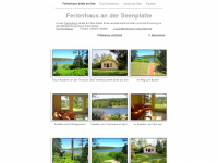 ferienhaus-am-see-urlaub.de Webseite Vorschau