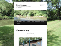 kanu-guenzburg.de Webseite Vorschau