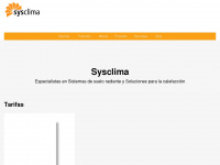 sysclima.com Webseite Vorschau