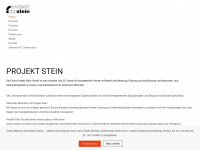 projektstein.de Webseite Vorschau