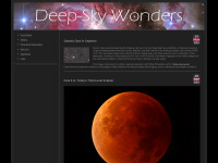 deepskywonders.com Webseite Vorschau