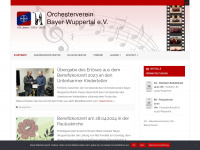 orchester-bayer-wuppertal.de Webseite Vorschau