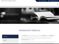 arbeitsrecht-heilbronn.com Webseite Vorschau