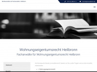 wohnungseigentumsrecht--heilbronn.de Webseite Vorschau