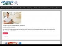zahnersatz-ungarn.net Webseite Vorschau