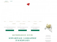landgasthof-schwanen.de Webseite Vorschau