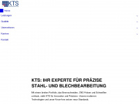 kts-stahl.de Webseite Vorschau