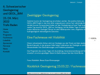 geologentag.ch Webseite Vorschau