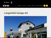 langenfeld.ch Webseite Vorschau