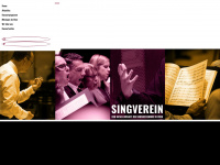 singverein.at Webseite Vorschau