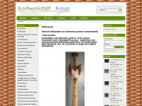korbwerkstatt-krines.de Webseite Vorschau