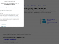 kahului-airport.com Webseite Vorschau