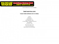 bwd-service.com Webseite Vorschau