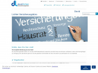 davidlichterversicherungen.de Webseite Vorschau