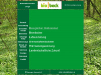 biobeck.at Webseite Vorschau