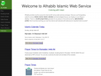 al-habib.info Webseite Vorschau