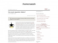 saesh.wordpress.com Webseite Vorschau