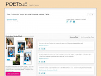 poeteus.de Webseite Vorschau