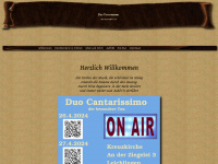 cantarissimo.de Webseite Vorschau