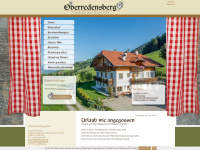oberredensberg.it Webseite Vorschau
