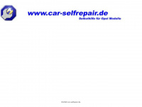 car-selfrepair.de Webseite Vorschau