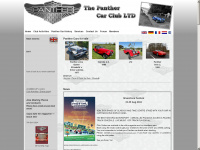 panthercarclub.com Webseite Vorschau