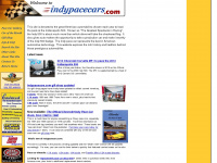 indypacecars.com Webseite Vorschau