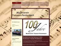 musikverein-trassem.de Webseite Vorschau