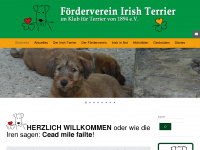 foerderverein-irish-terrier.de Webseite Vorschau