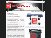 procon-design.de Webseite Vorschau