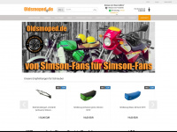 oldsmoped.de Webseite Vorschau