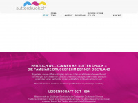 sutterdruck.ch Webseite Vorschau
