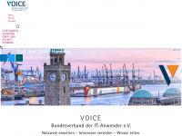 voice-ev.org Webseite Vorschau