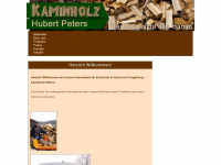 kaminholz-peters.de Webseite Vorschau