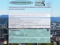 megaweb.ch Webseite Vorschau
