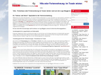 tessin-ferienwohnungen.com Webseite Vorschau