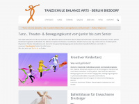 balance-arts.de Webseite Vorschau