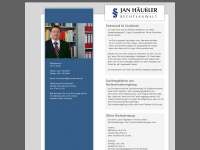 jan-haeussler.de Webseite Vorschau