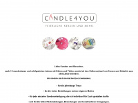 candle4you.de Webseite Vorschau