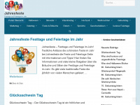 jahresfeste.com Webseite Vorschau