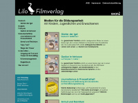 lilo-filmverlag.de Webseite Vorschau