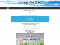 meditazione.com Webseite Vorschau