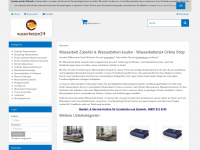 wasserbetten24.de Webseite Vorschau