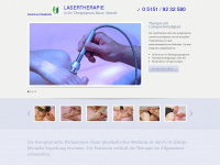 lasertherapie-bauer.de Webseite Vorschau