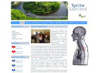 syrinx-saarland.de Webseite Vorschau