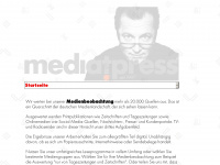 medienbeobachtung.info Webseite Vorschau